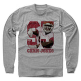 Mens Long Sleeve Heather Gray