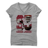 Womens Women's V-Neck Athletic Gray